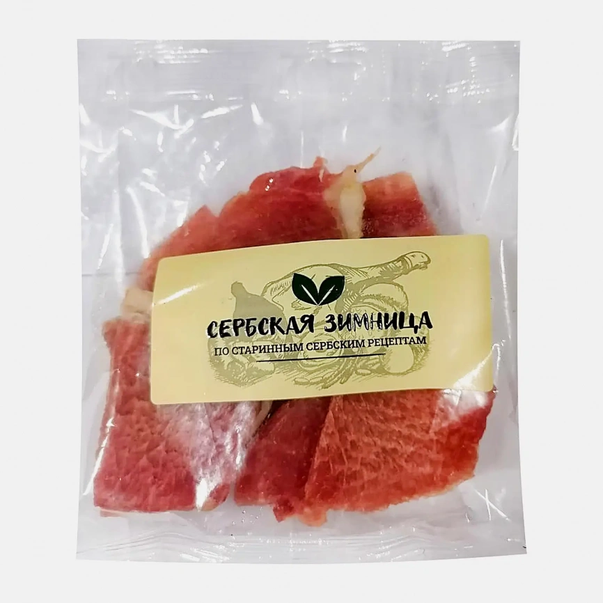 Снеки из свинины Сербское угощение сыровяленые Сербская Зимница 100г фото 1