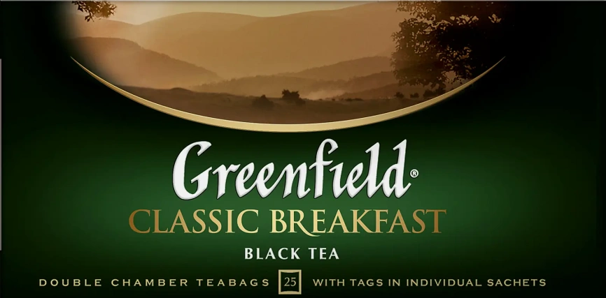 Чай черный Greenfield Classic Breakfast 25пак фото 2