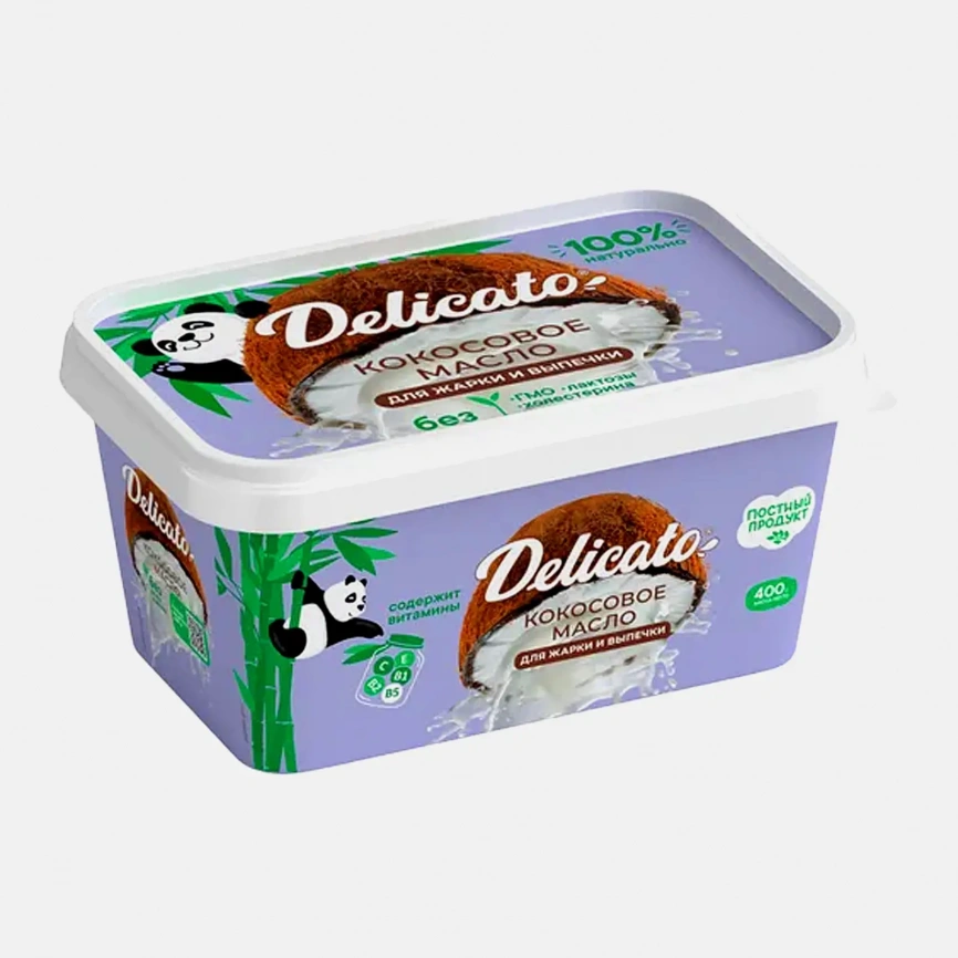 Масло кокосовое Delicato 400г фото 3