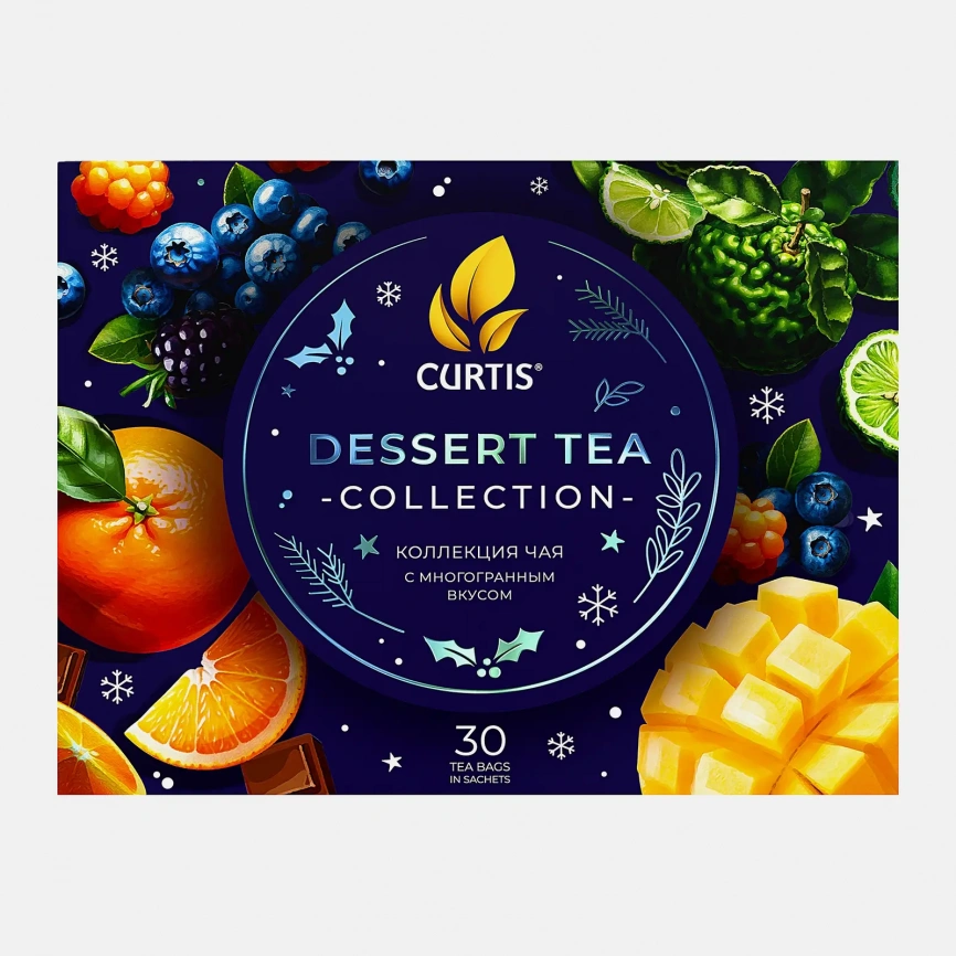 Набор чая Curtis Dessert Tea Collection ассорти 6 вкусов 30 саше фото 1