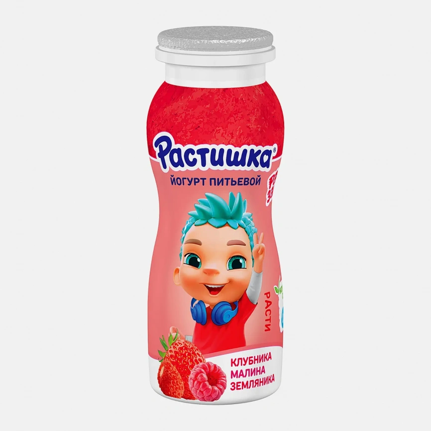 Йогурт питьевой Растишка Земляника 1.6% 90г фото 5