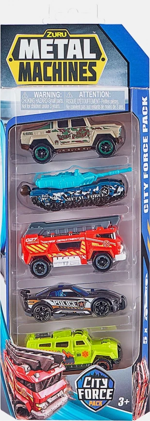 Набор моделей автомобилей 1:64 Zuru 5шт в ассортименте 200г 10.8*3.5*30см фото 6