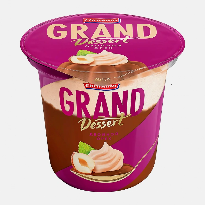 Пудинг Grand Dessert Двойной орех 4.9% 200г фото 1