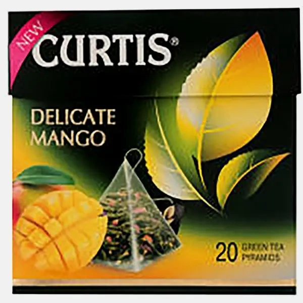 Чай зеленый Curtis Delicate Mango 20пак фото 3