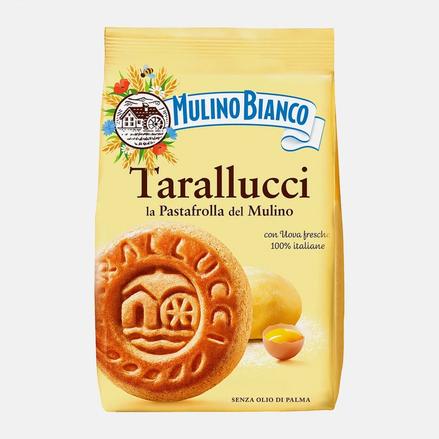 Печенье сахарное Mulino Bianco Тараллуччи 350г фото 1