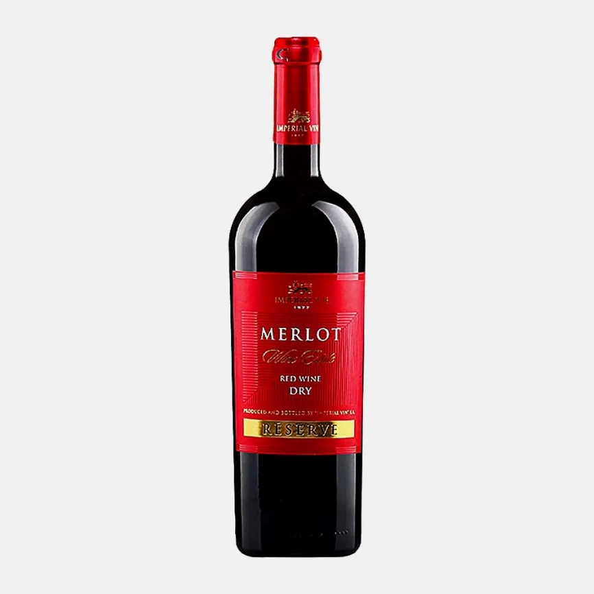 Вино Imperial Vin Reserve Мерло красное сухое 13.5% 750мл фото 1